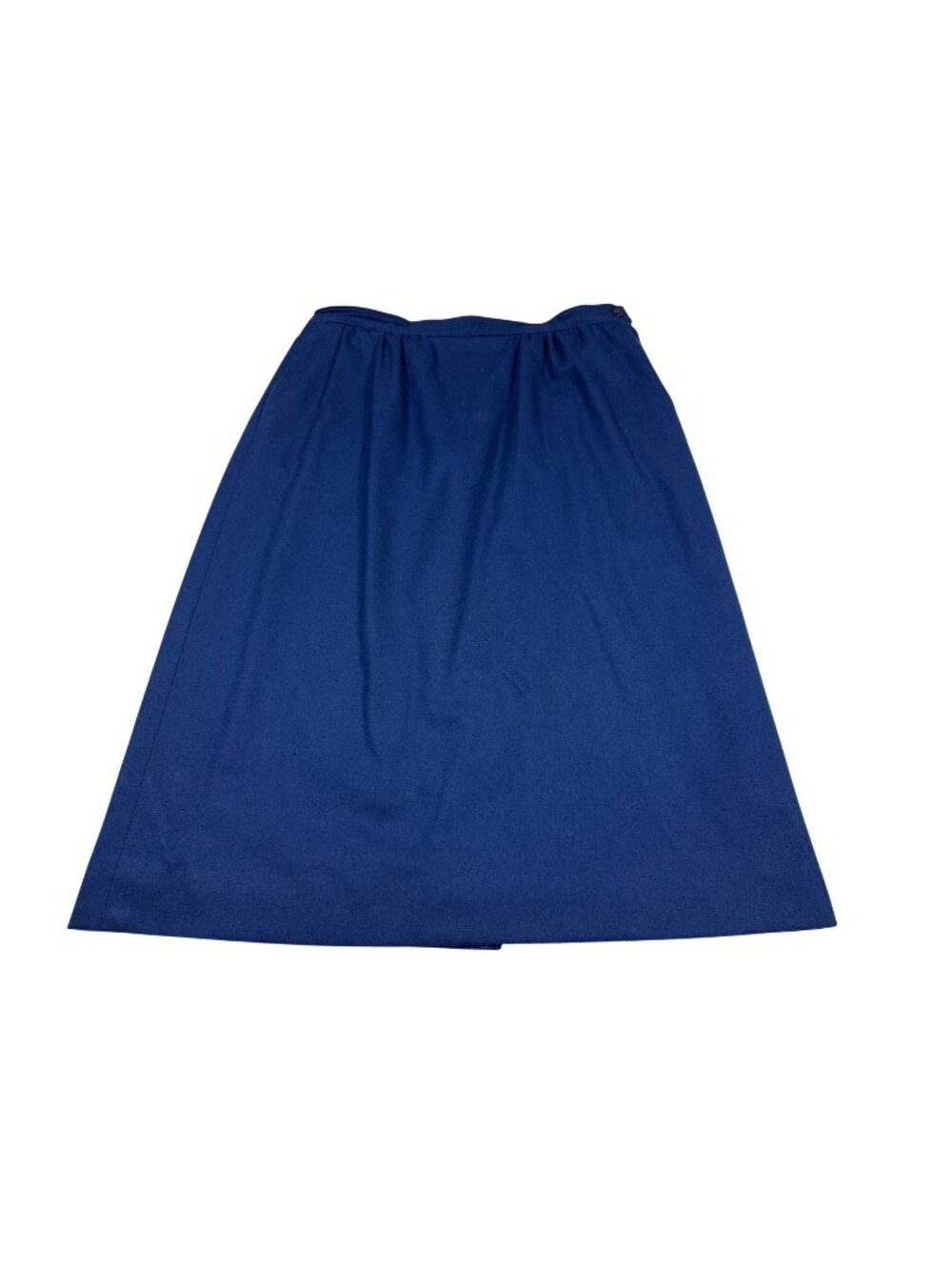 Pendleton Vintage Womens Virgin Wool A-Line Midi Skirt Size 16 Blue Lined (i787)